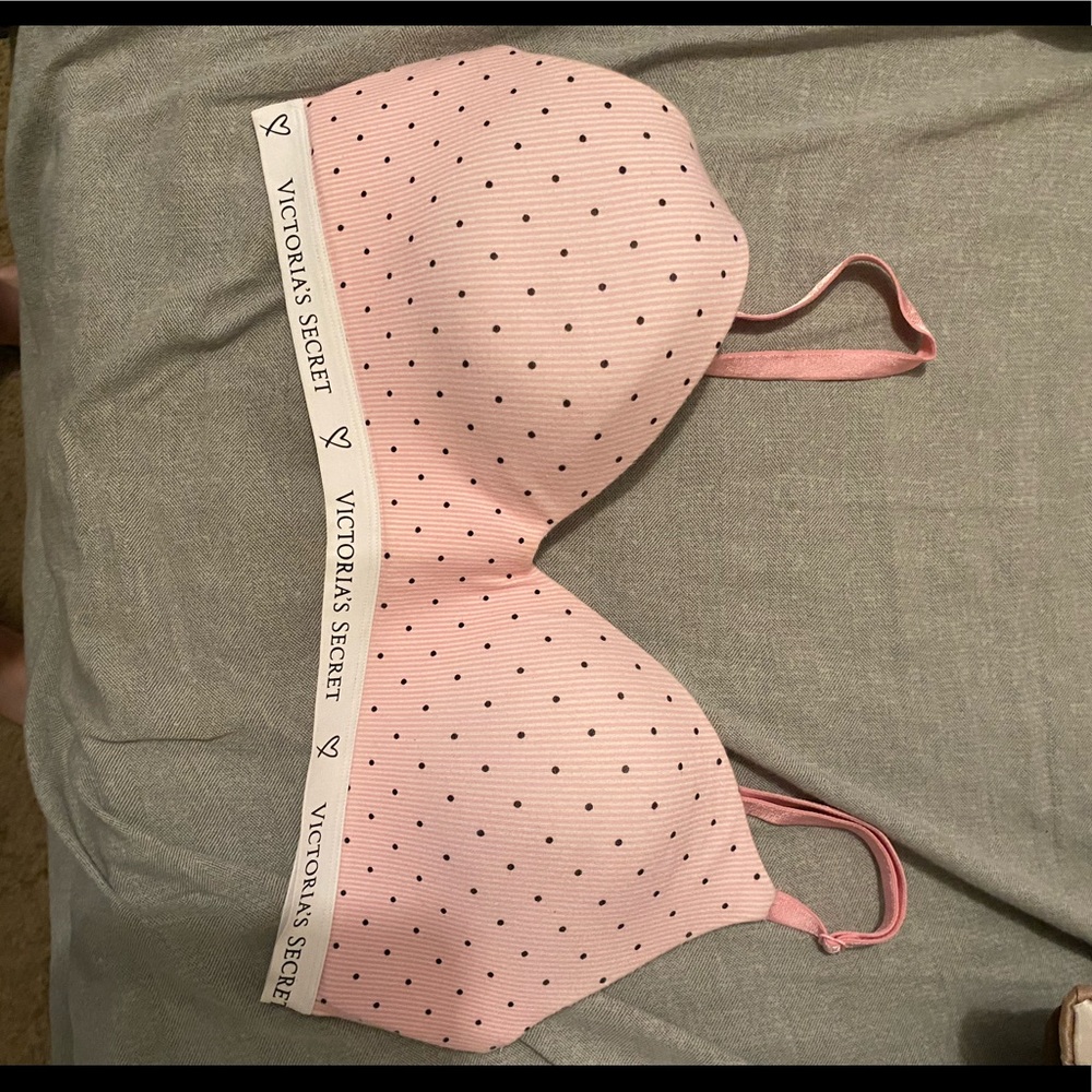 Victoria’s Secret pink bra, size 36C, barely worn